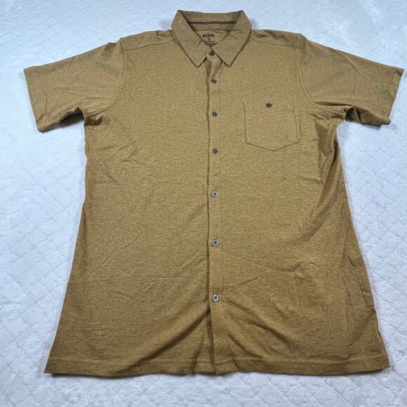 Kuhl Wildfibre Mens Button Up Short Sleeve Shirt size medium excellent condition - Picture 1 of 7